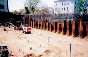Elder Services in Lynn, MA - commercial project using new helical construction piles