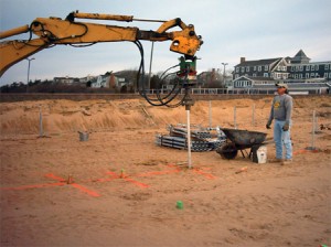 Helical piles for new construction