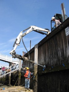 Helical Tieback Anchors for seawalls, bulkheads & bowed walls